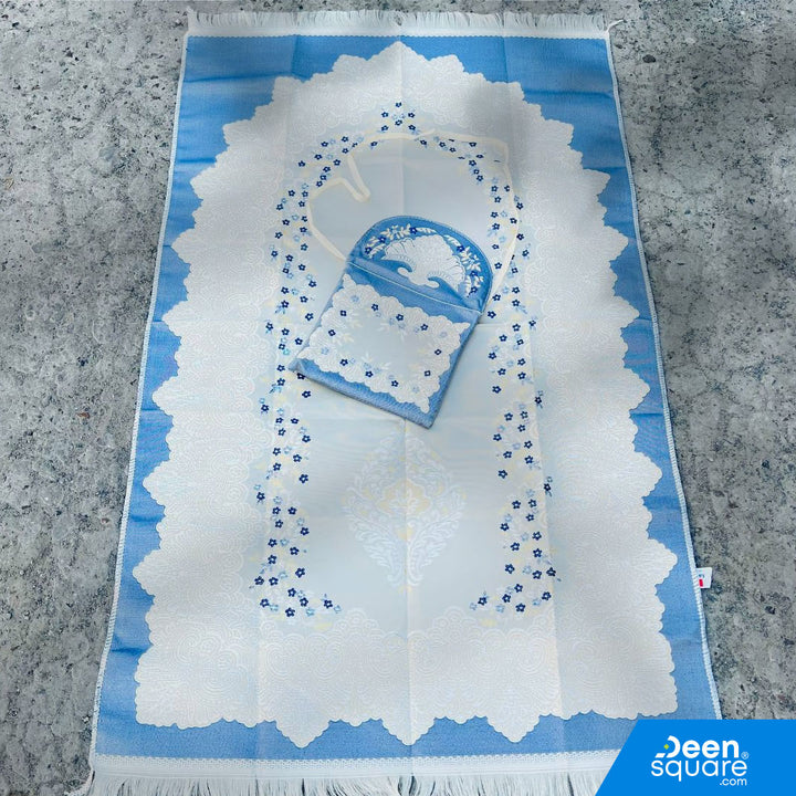 Travel Prayer Mat with Pouch – Lightweight & Compact (70 x 110 cm)