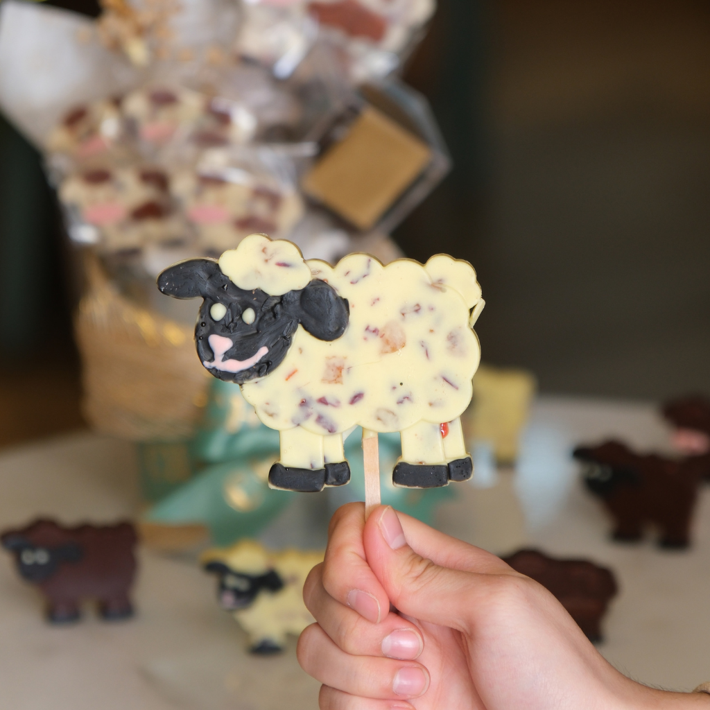 HANDPAINTED CHOCOLATE LAMB LOLLY - EID AL ADHA - BUNDLE OF THREE