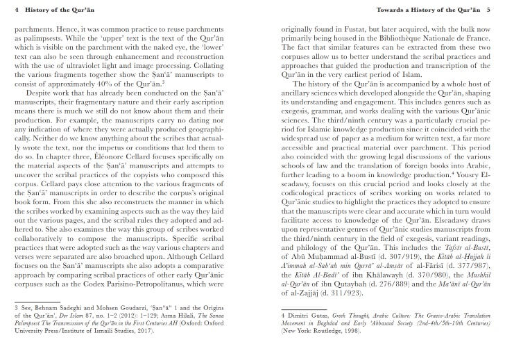 History Of The Quran: Approaches & Explorations