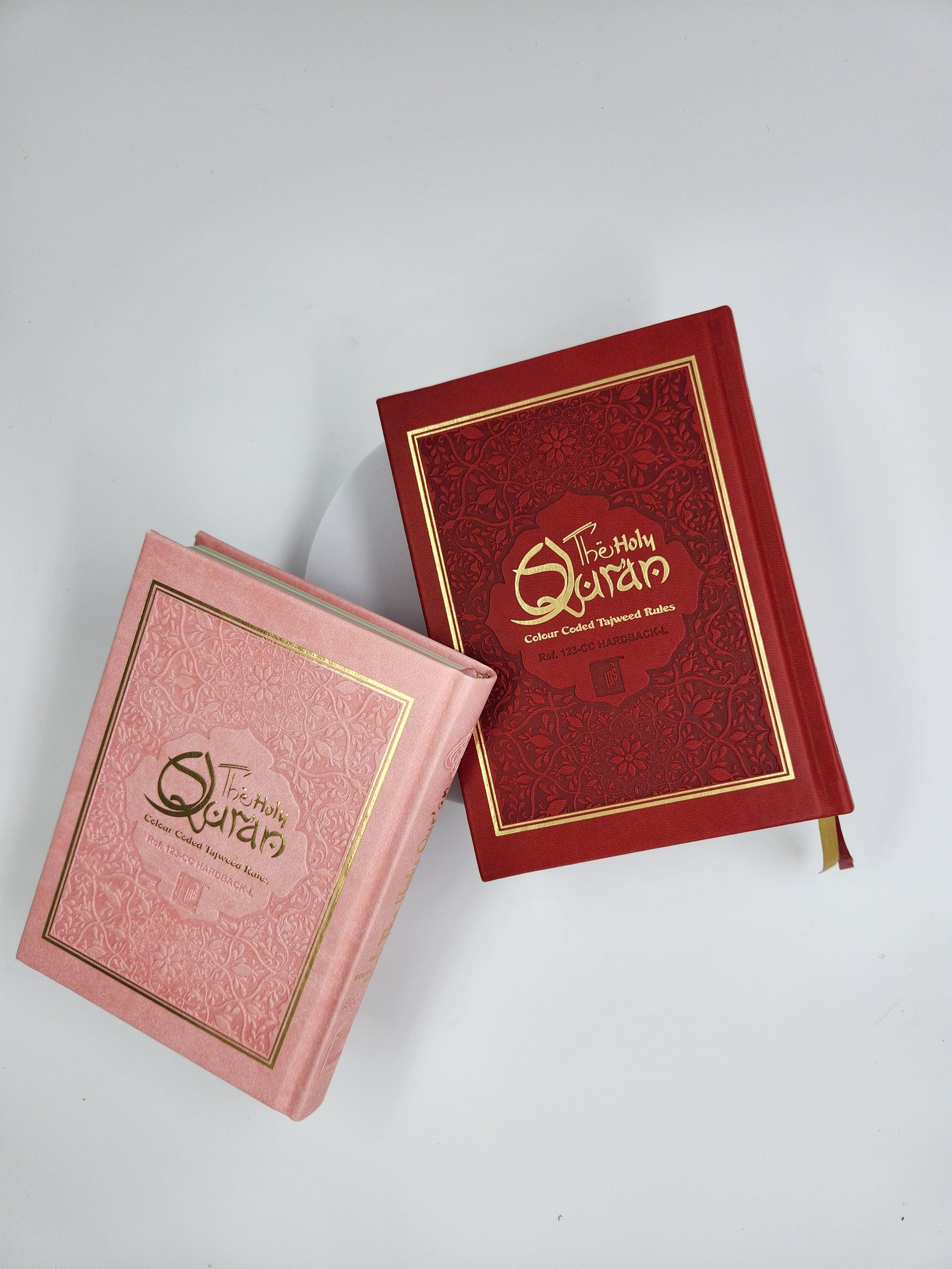 The Holy Quran with Color Coded Tajweed Rules 15 Lines Indo Pak Script Leather Edition Ref 123cc