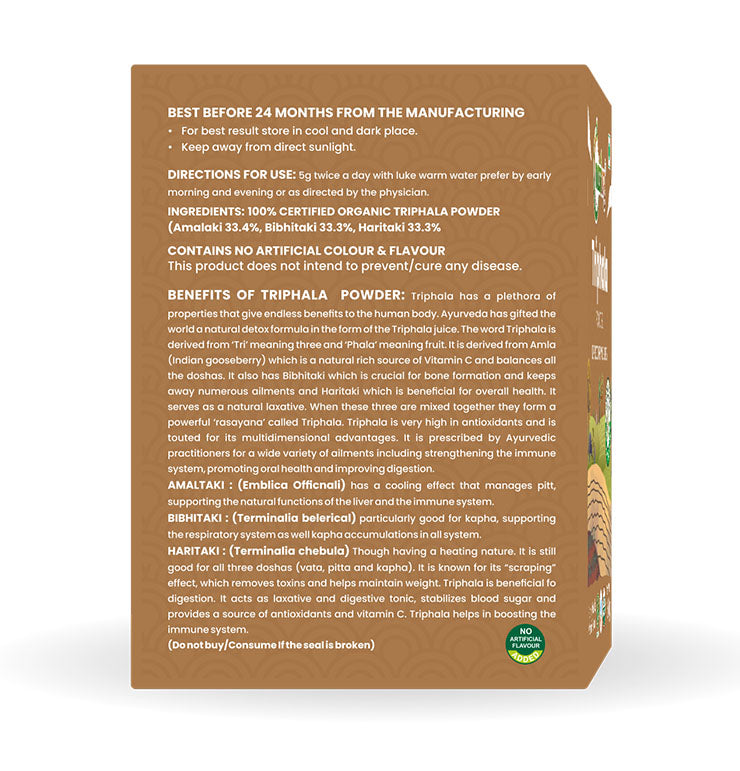 Nutriorg Triphala Powder 150g