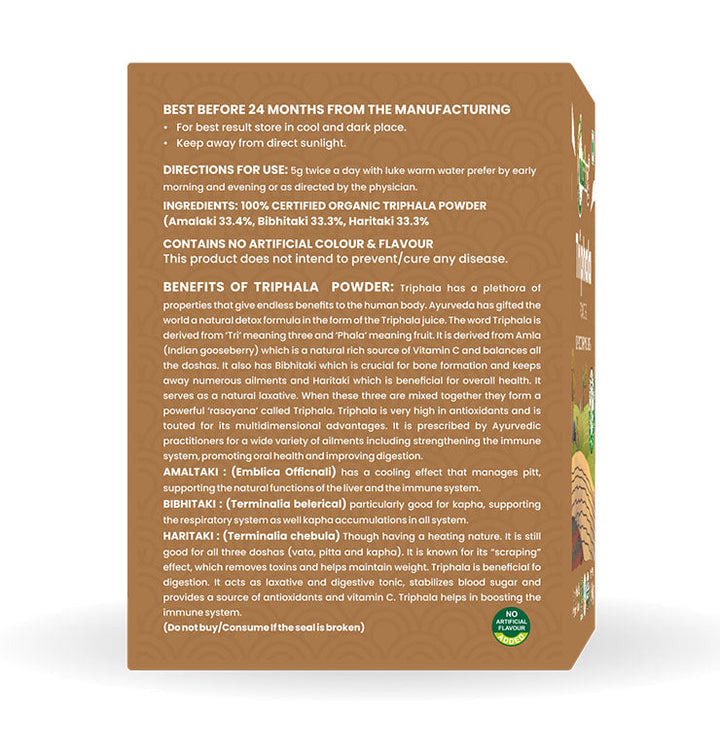 Nutriorg Triphala Powder 150g