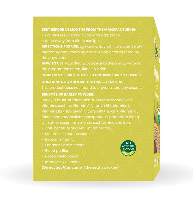 Nutriorg Organic Barley Powder 75g