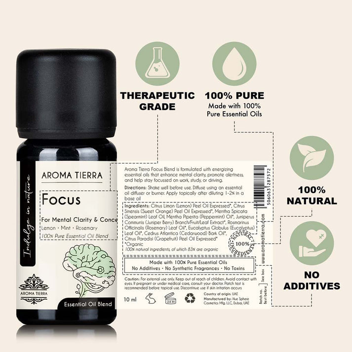 Focus - Pure Essential Oil Blend 10 ml