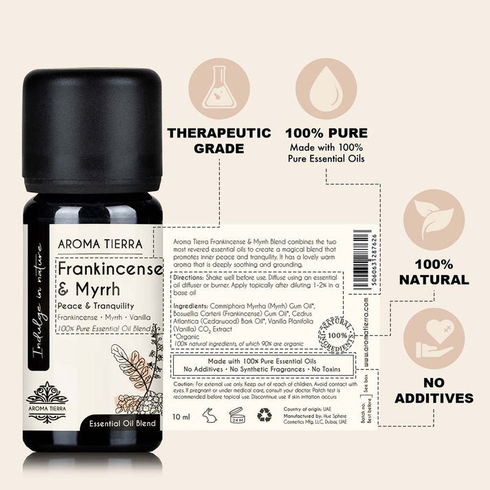 Frankincense & Myrrh - Pure Essential Oil Blend 10 ml