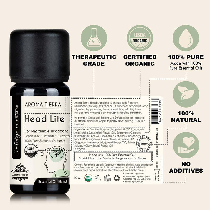 Head Lite - Pure Essential Oil Blend 10 ml