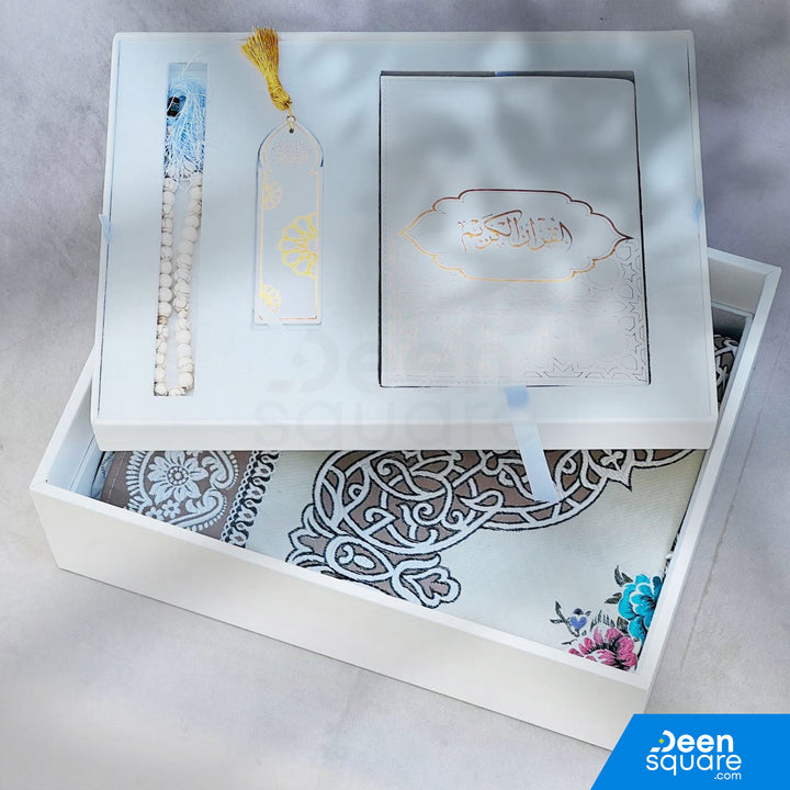 Premium Islamic Gift Set (Double Layer Box) | مجموعة الهدايا الإسلامية الفاخرة (صندوق طبقتين)