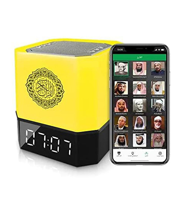 Buy Quran Speaker Cube with Azan reminder at deensquare.com. Bluetooth Islamic learning speaker available in Dubai | UAE.