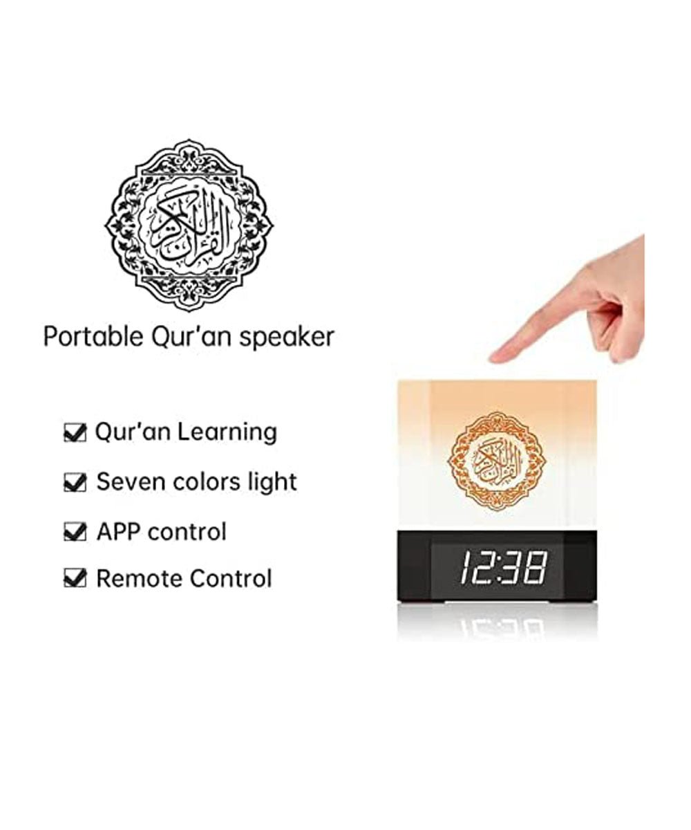 Buy Quran Speaker Cube with Azan reminder at deensquare.com. Bluetooth Islamic learning speaker available in Dubai | UAE.