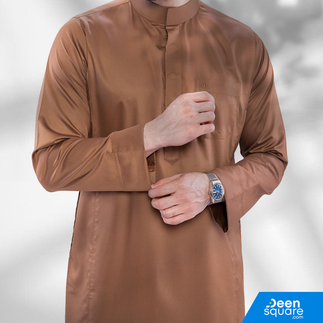 ثوب سعودي بني رجالي - كورفيج
