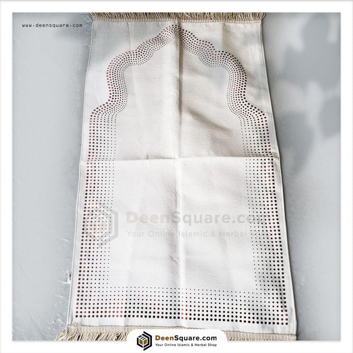 Name Customizable Prayer Mat (Chenille Lined with border)