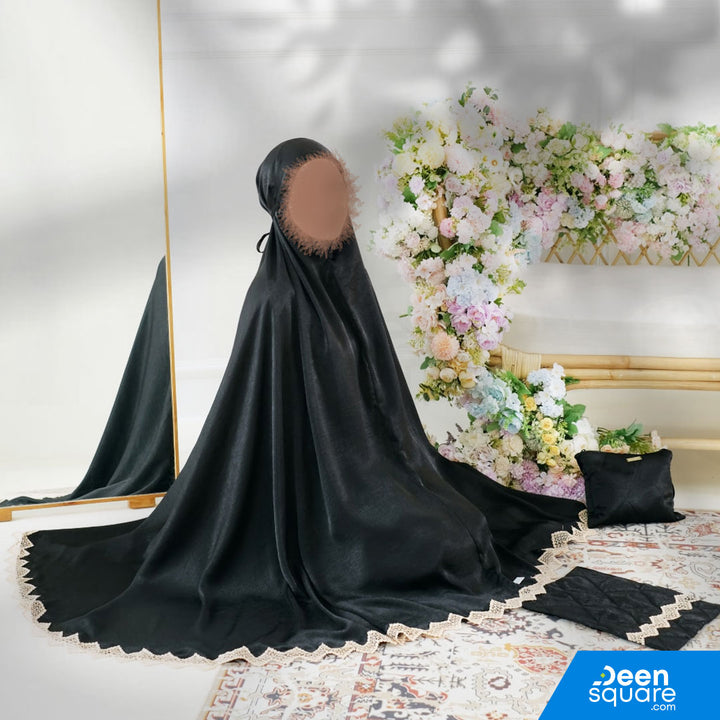 Zaujah Santorini Silk Prayer Dress - Malaysian Telekung
