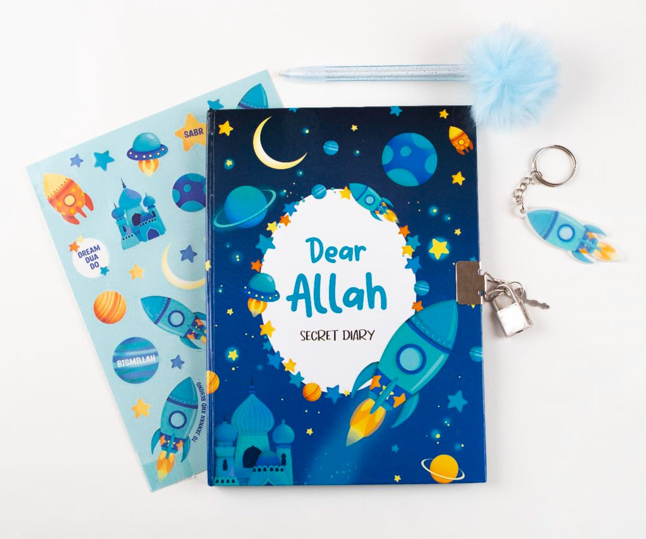 Dear Allah Secret Diary Imaan Kids - Blue