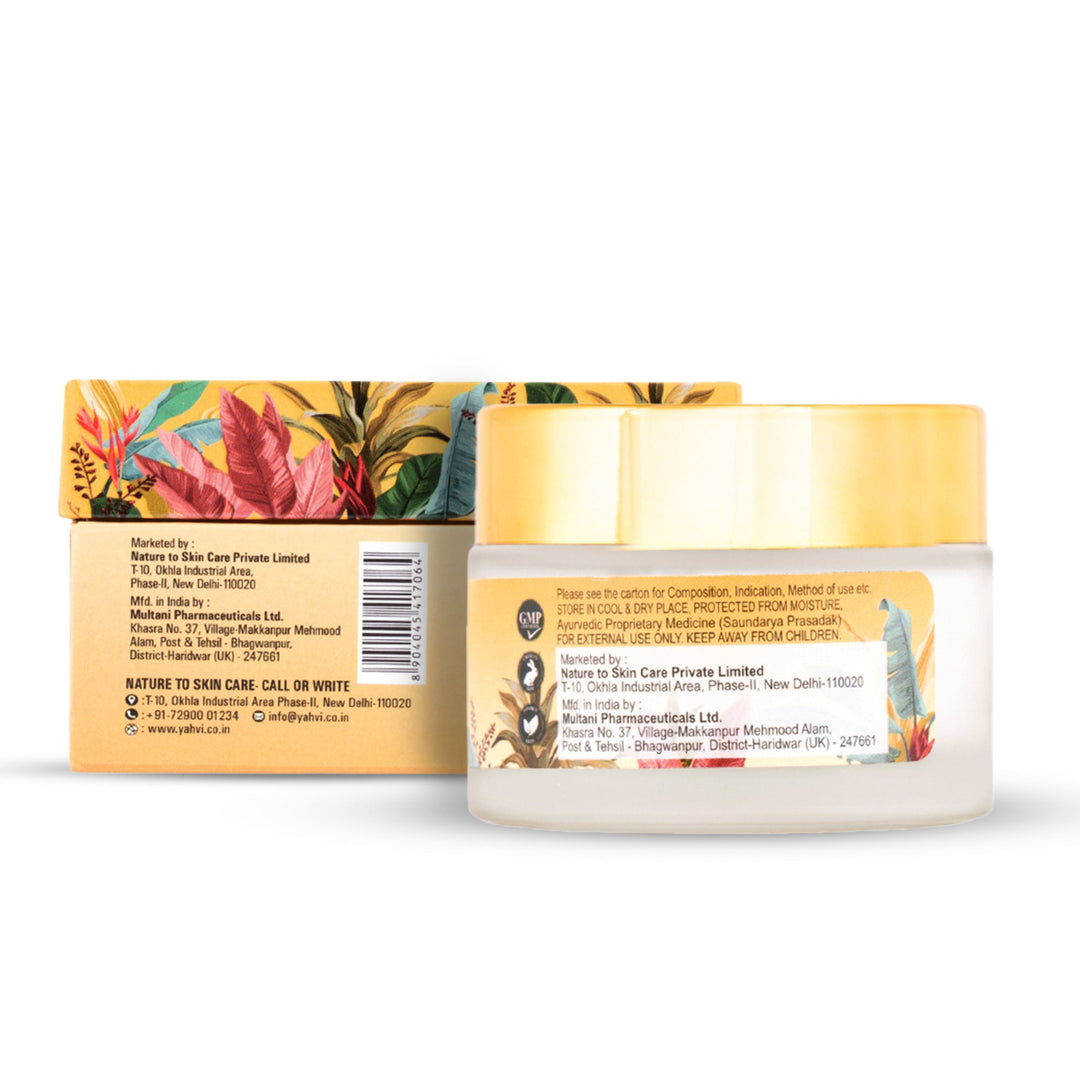 Elementary gold day cream 50ML | Deeply nourishing &amp; hydrating your skin | Yahvi