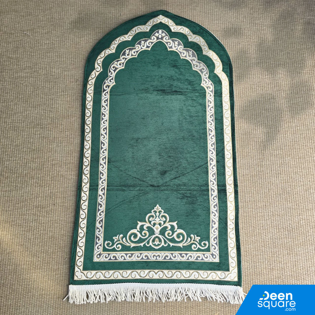 سجادة صلاة مبطنة سميكة (على شكل قوس)