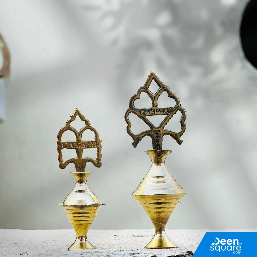 Surmadani Bottle Shape Antique Pot Hand Bottle (Surma Not Included)