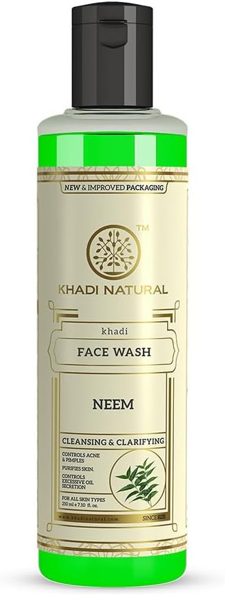 Shop Khadi Neem Face Wash 210ml. Gentle herbal cleanser for all skin types. Order online in UAE with fast delivery and worldwide shipping.