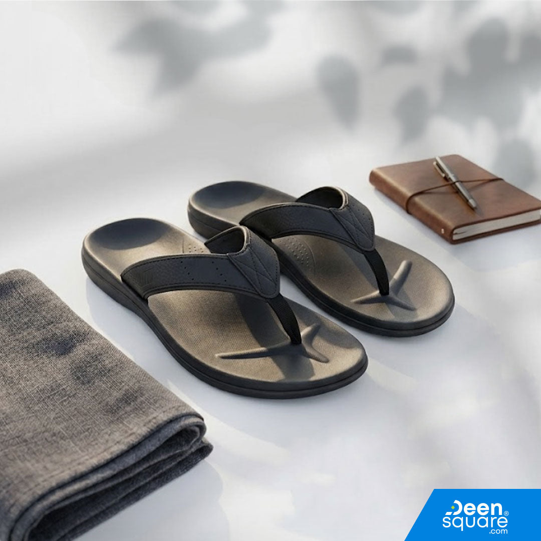 Flip Flop (Chappal / Slippers) for Hajj &amp; Umrah | Black