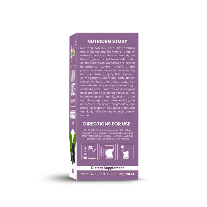 Nutriorg Jamun Juice 500ml