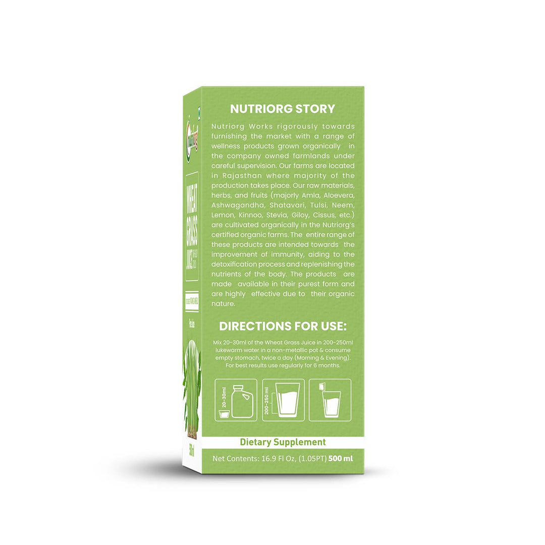 Nutriorg Wheatgrass Juice 500 ml