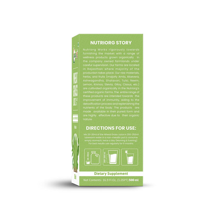 Nutriorg Wheatgrass Juice 500 ml