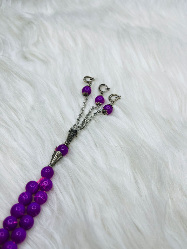 33 Beads Marble Tasbeeh with Chain - 5mm