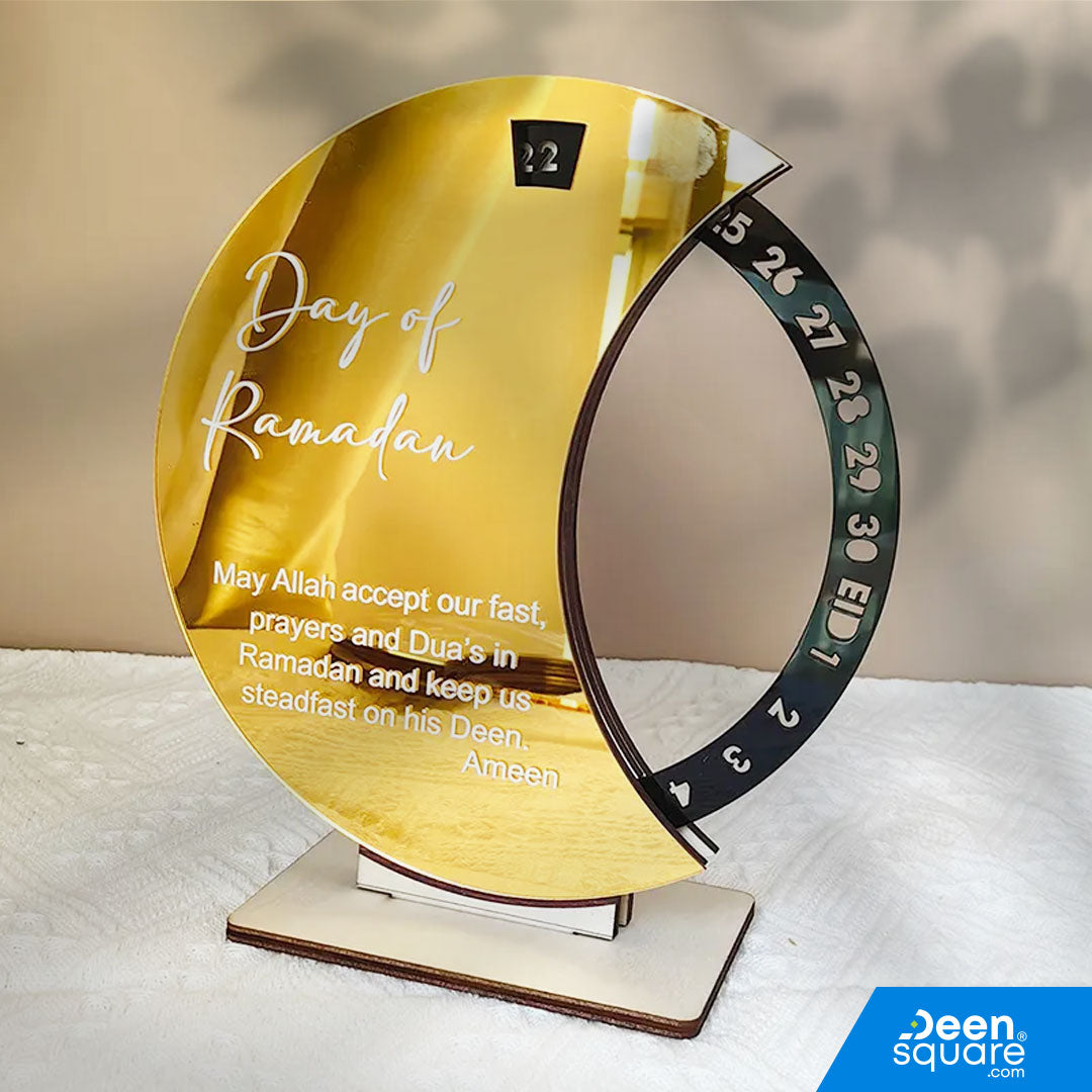 Ramadan Acrylic Countdown Calendar - Round