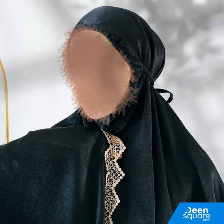 Zaujah Santorini Silk Prayer Dress - Malaysian Telekung