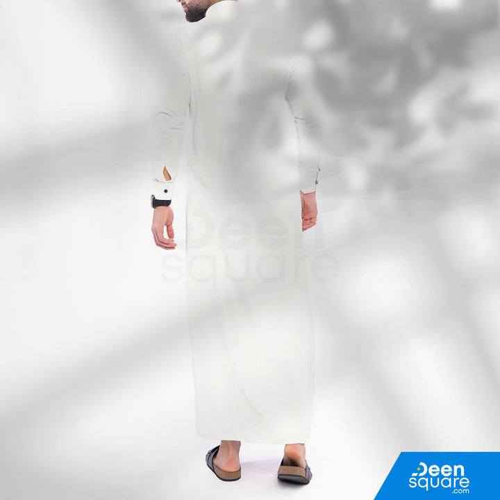 White Thobe For Men - Clauss