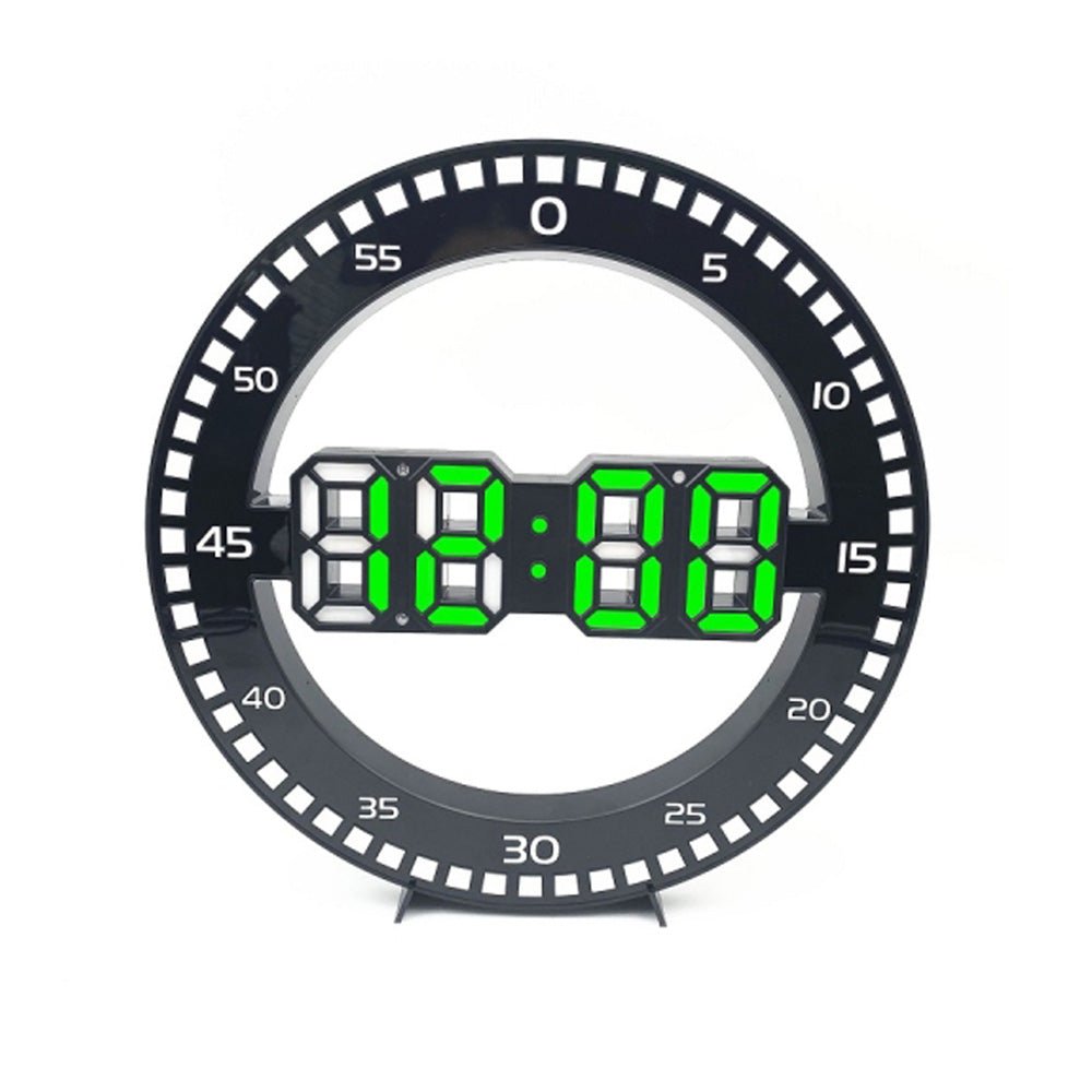 Buy DS-3688L 3D LED Wall Clock at deensquare.com Dubai | UAE. Features time, date, temperature display & automatic brightness adjustment.