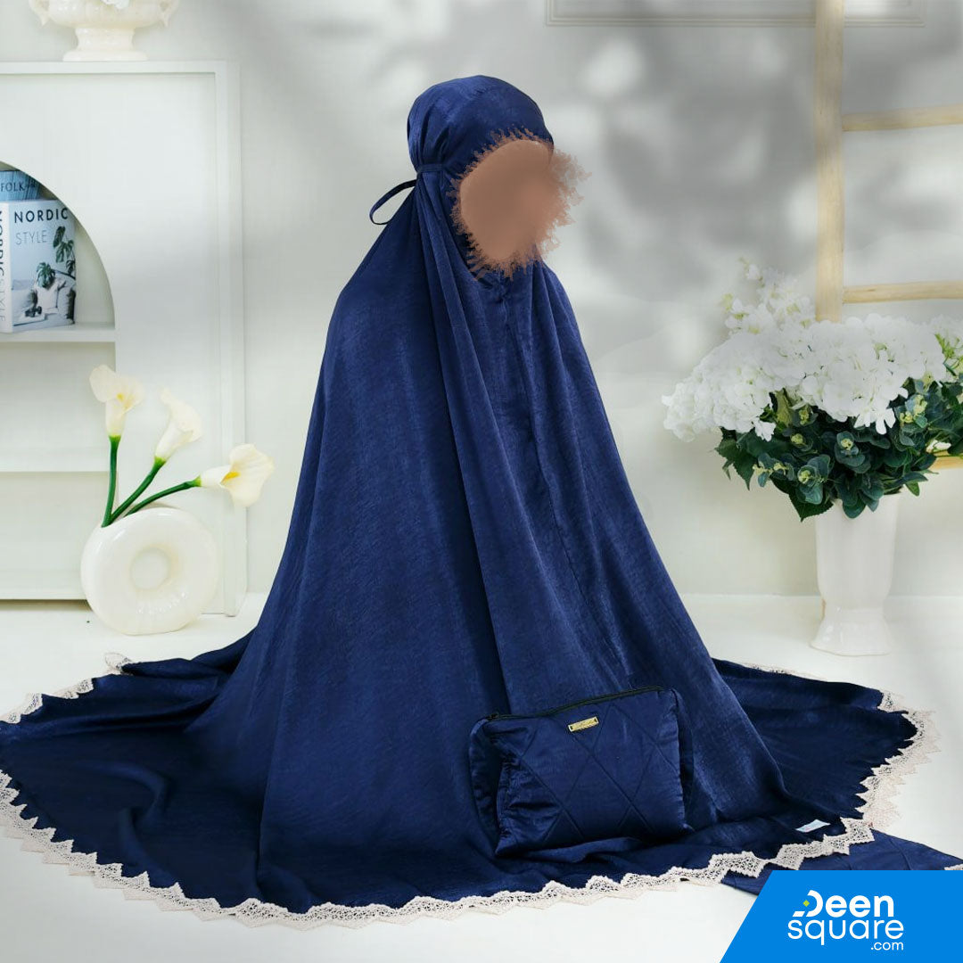 Zaujah Santorini Silk Prayer Dress - Malaysian Telekung