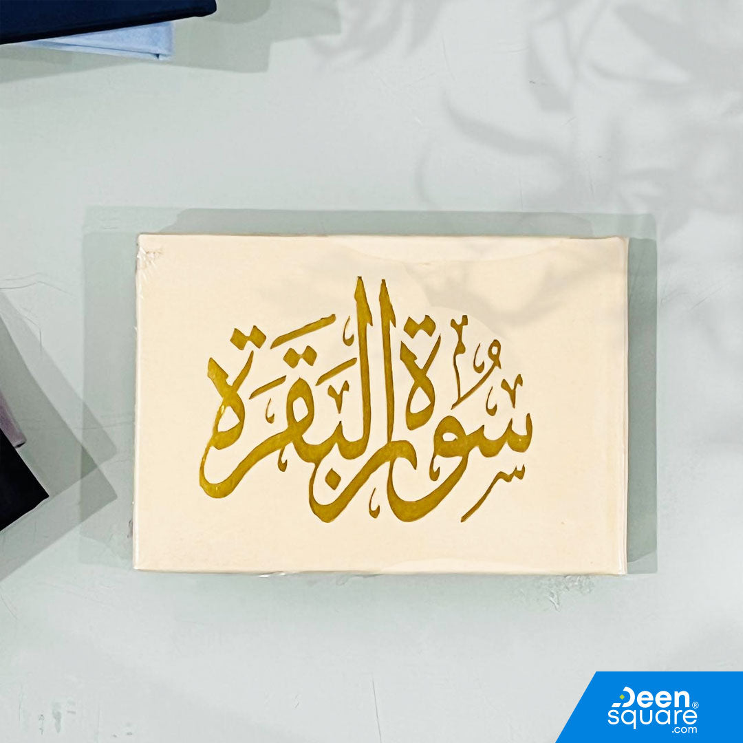 Surah Al-Baqarah – Velvet Cover | Gift Edition | سورة البقرة – غلاف مخملي | نسخة هدية