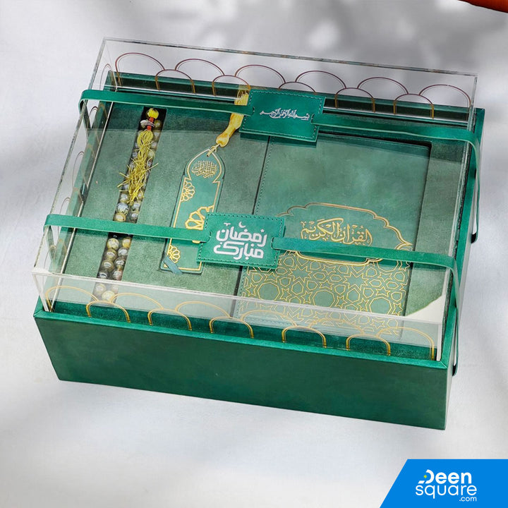 Premium Islamic Gift Set (Double Layer Box) | مجموعة الهدايا الإسلامية الفاخرة (صندوق طبقتين)
