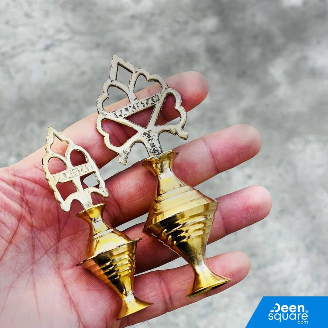 Surmadani Bottle Shape Antique Pot Hand Bottle (Surma Not Included)
