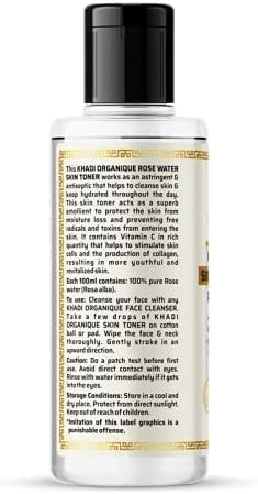 Khadi Natural Pure Rose Water Skin Toner (210 ml)
