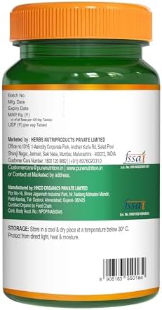Pure Nutrition Organic Moringa 1200mg - 120 Veg Tablets | 100% Natural Immunity Booster | USFDA Certified | Supports Healthy Digestion &amp; Appetite | Energy Booster | Antioxidant-Rich | Vegan Supplement