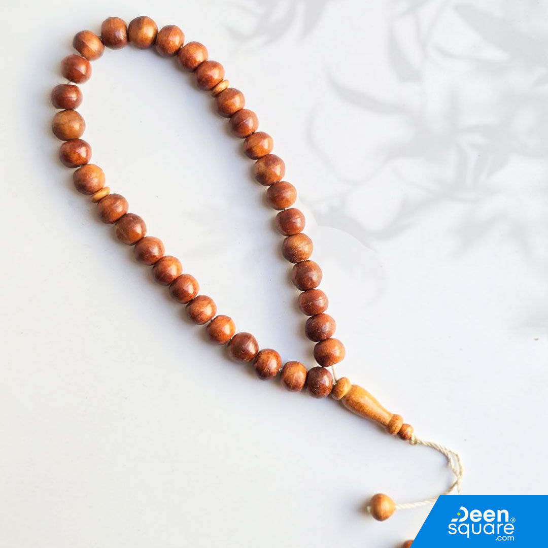 Zaitoon Tasbeeh (Olive Beads) 12 mm - 33 Beads