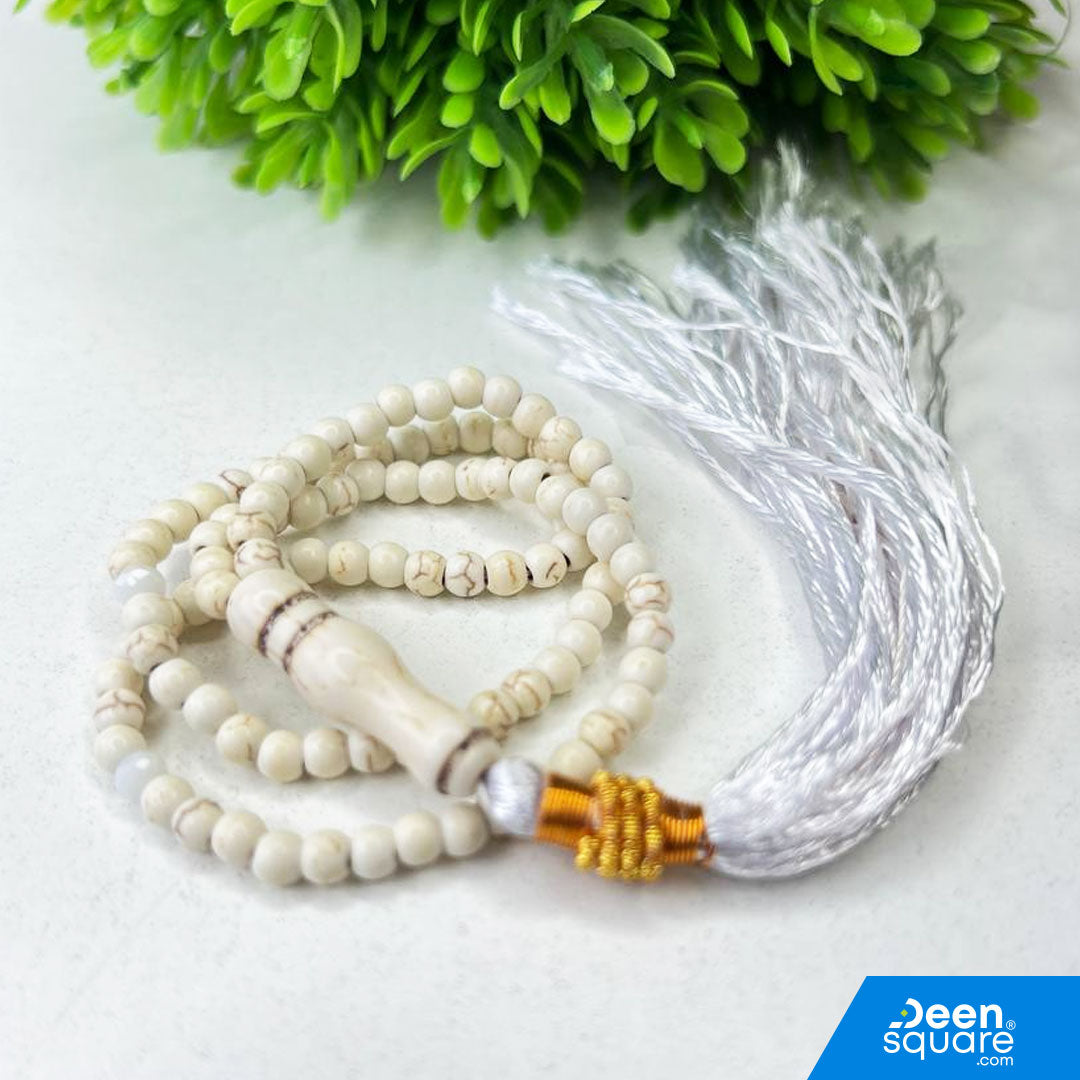 Aqeeq Misbaha – 99 Beads Small Stone Tasbeeh (Aqiq Prayer Beads)
