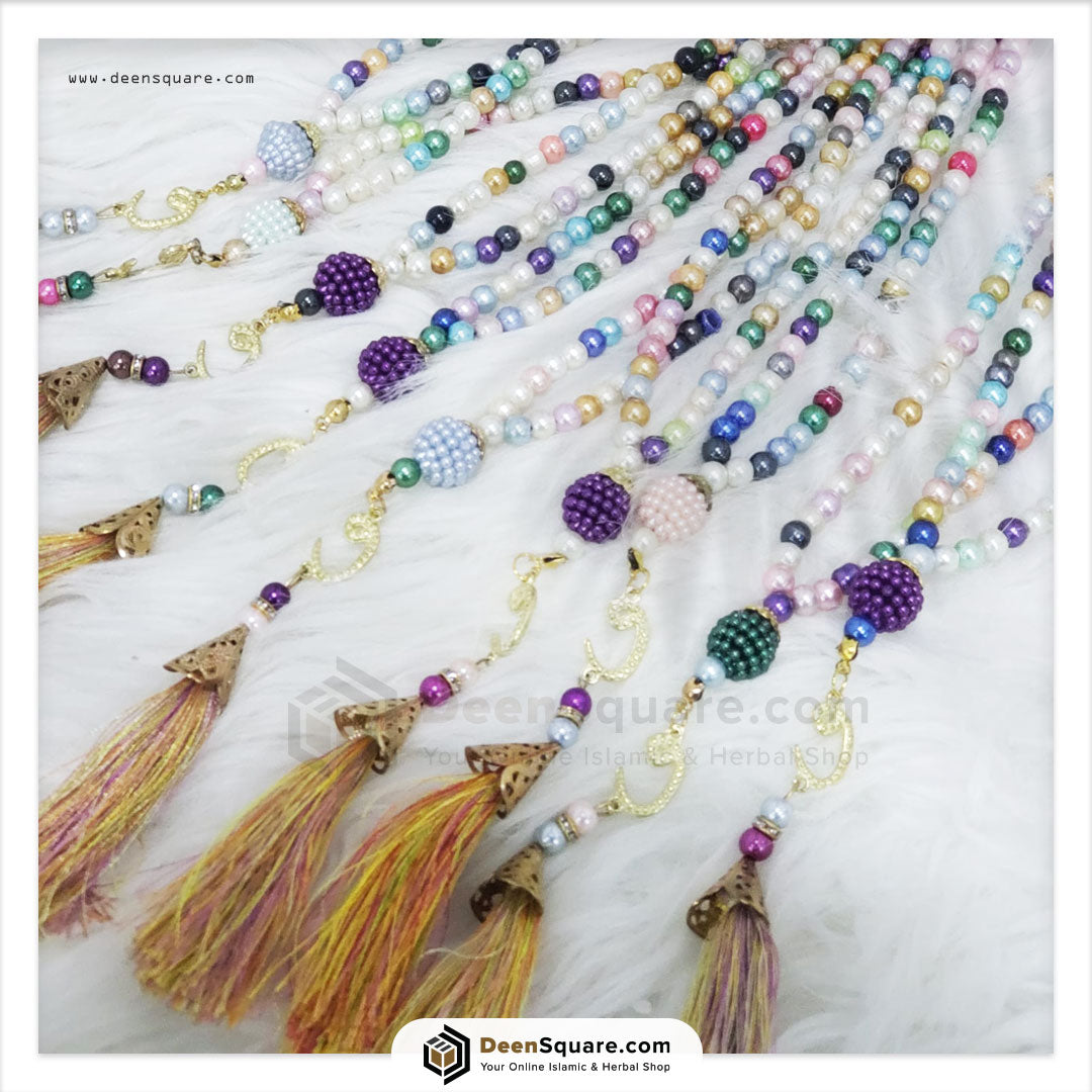 Colorful Beads Tasbeeh (تسبيح‎‎)