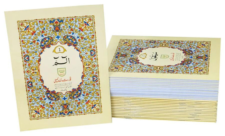Quran 30 Para Set Reference 9 Lines Ref 100 (Indo Pak Script)