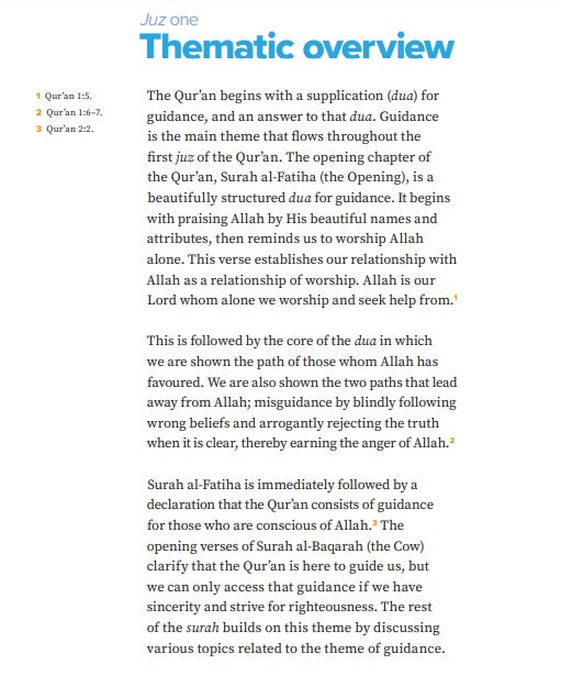 Quran 30 for 30 - A Thematic Tafsir