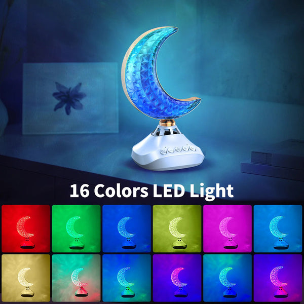 SQ-830 Desk Lamp Quran Speaker with Colorful LED Crescent Light