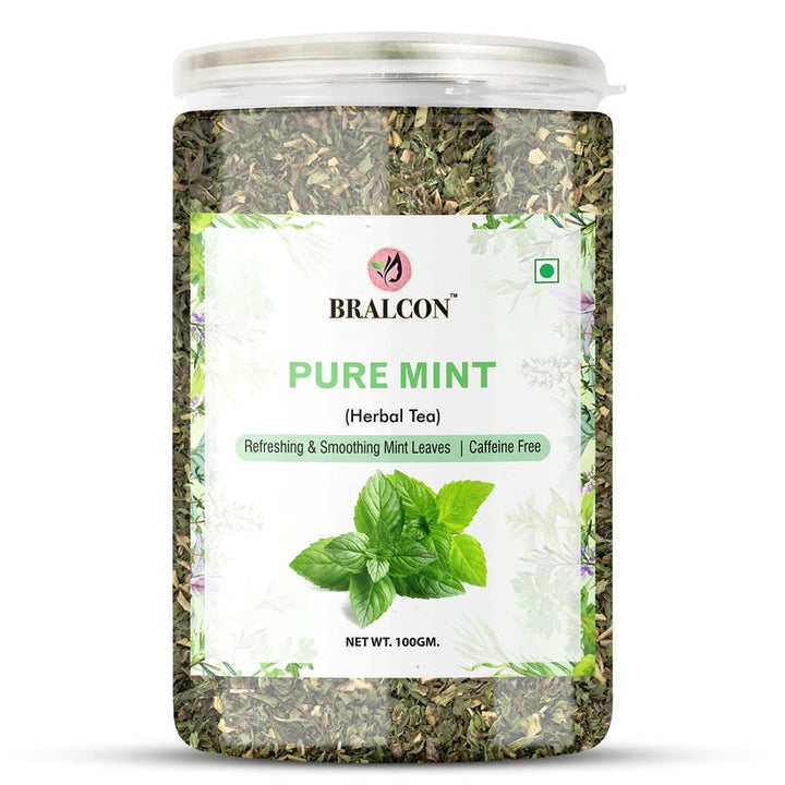 BRALCON organic mint herbal tea 100g spearmint leaves