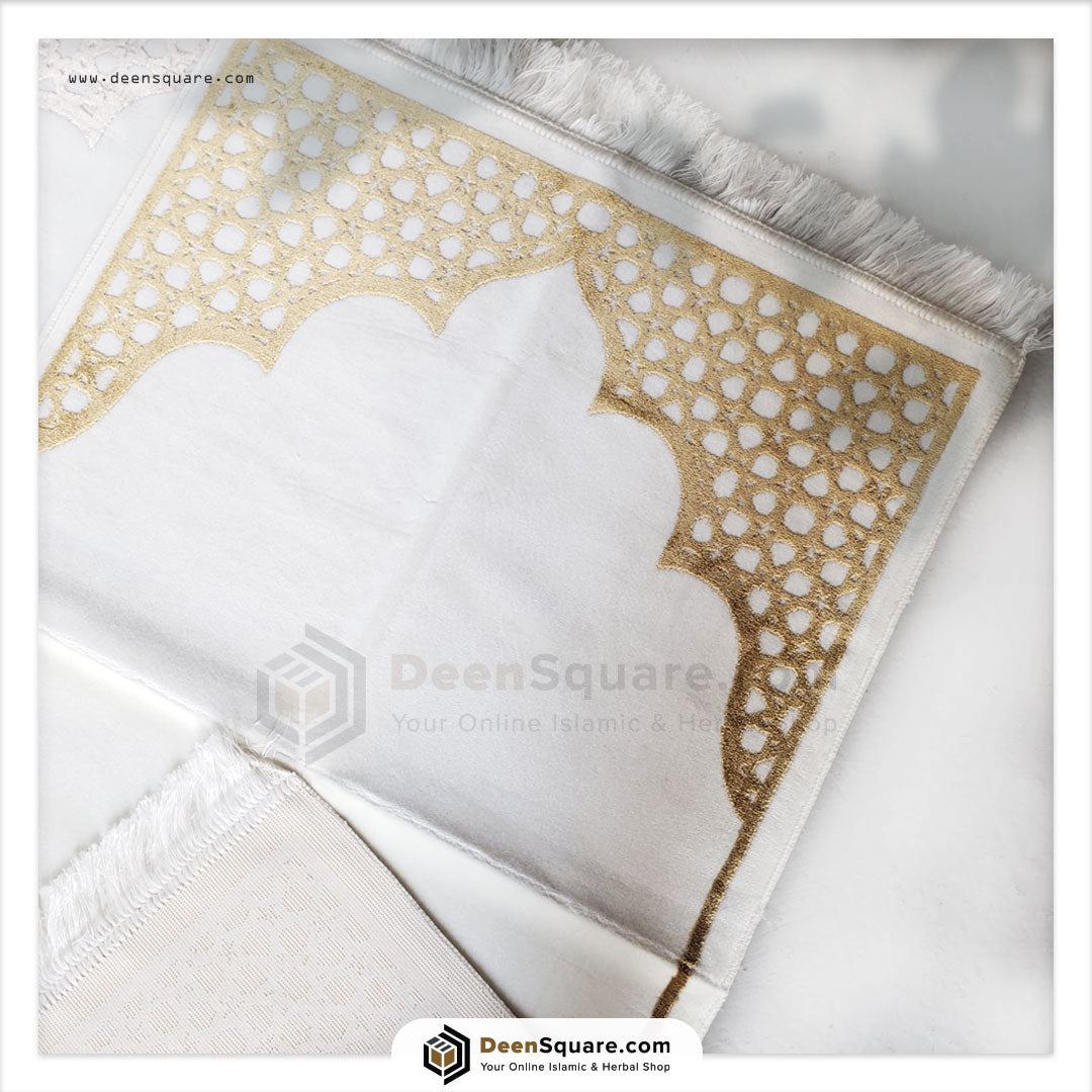 Royal Soft Prayer Mat - AYDIN Turkish | سجادة صلاة سادة