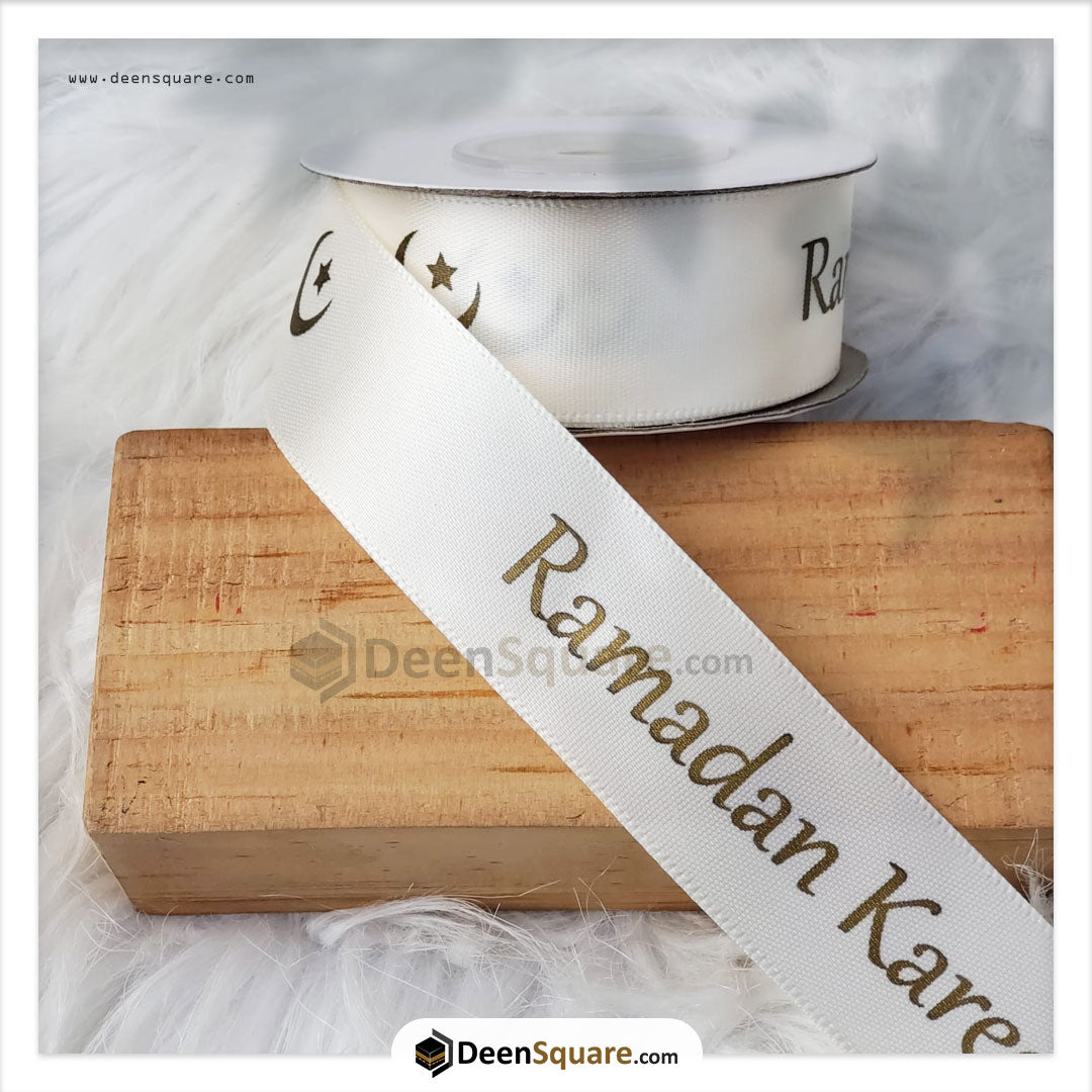 Ramadan Kareem Ribbon (2.5 cm x 10 yard)