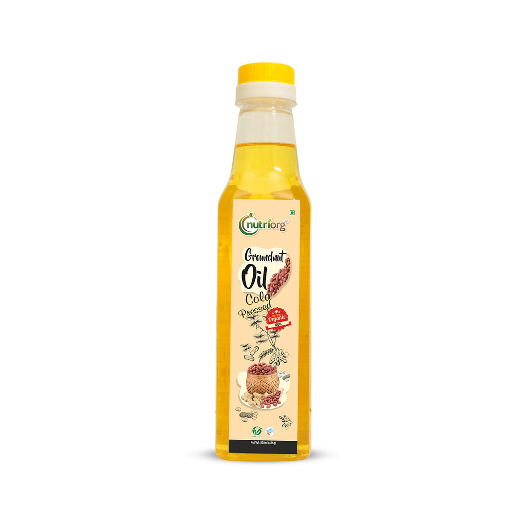Nutriorg Certified Organic Groundnut Oil 500ml