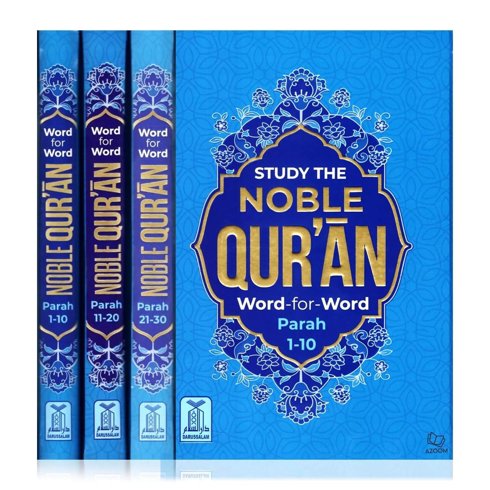 Study the Noble Quran (Word For Word) 3 Vol Set (Indo Pak Script)