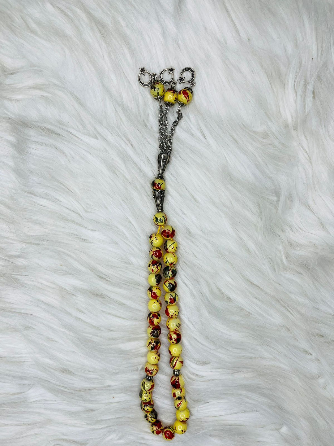 33 Beads Marble Tasbeeh with Chain - 5mm