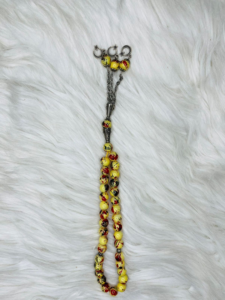 33 Beads Marble Tasbeeh with Chain - 5mm