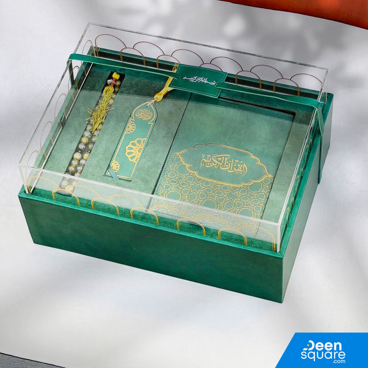 Premium Islamic Gift Set (Double Layer Box) | مجموعة الهدايا الإسلامية الفاخرة (صندوق طبقتين)
